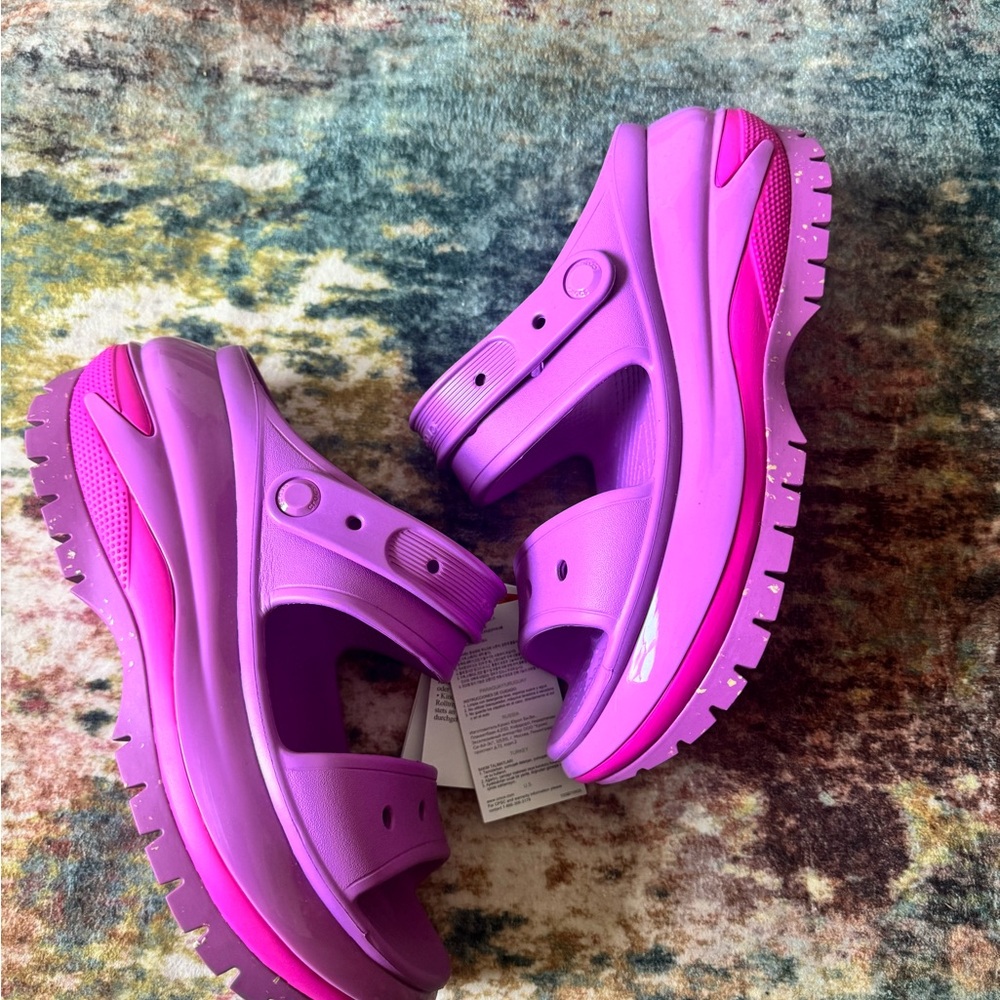 CROCS Mega Crush Sandals Bubble Women’s Size 10 NWOT - Picture 2 of 5